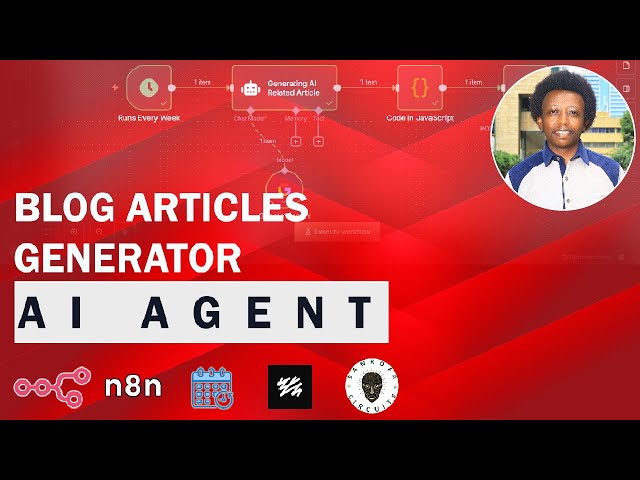 Blog Articles Generator AI Agent - n8n.io, sanity.io, Sankofa Circuit Blog Website
