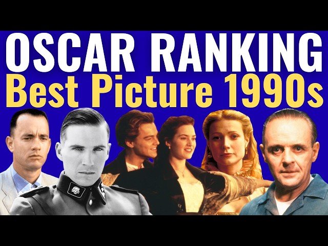 Best Picture Oscar Wins of the 1990s RANKED!