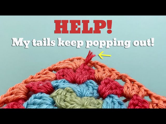 Stop Yarn Ends From Popping Out ONCE and FOR ALL 🤜🏻🧶💥
