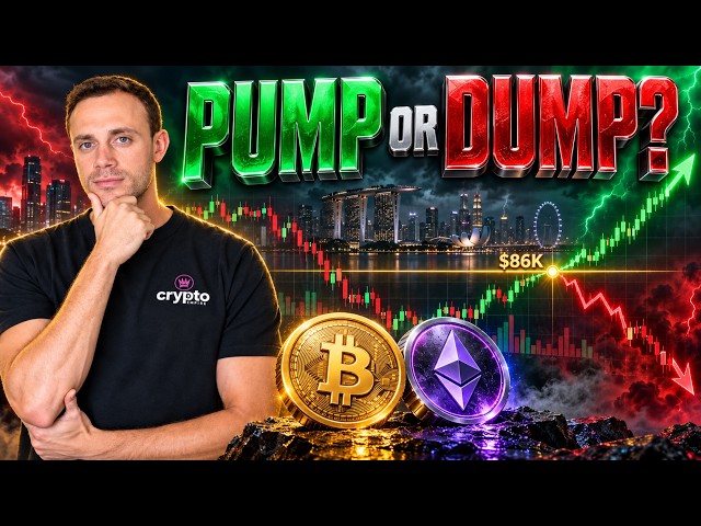 BITCOIN AT $86K: PUMP OR DUMP FROM HERE? | 3 GREEN WEEKS IN A ROW | LIVE