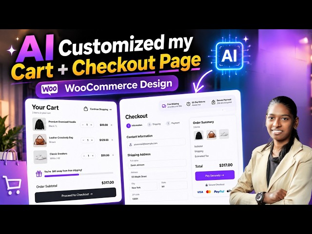 How to Customize WooCommerce Checkout & Cart Page with AI Tamil 2026 🔥