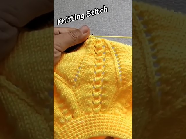 Sweater Design Knitting Stitches ♥️#knitting