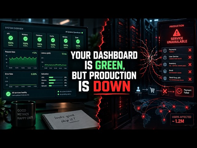 Your Dashboard Is Green, But Production Is Down | SRE Deep Dive