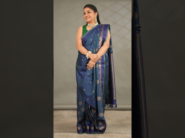 Very easy way to drape a saree in a Bengali-inspired style