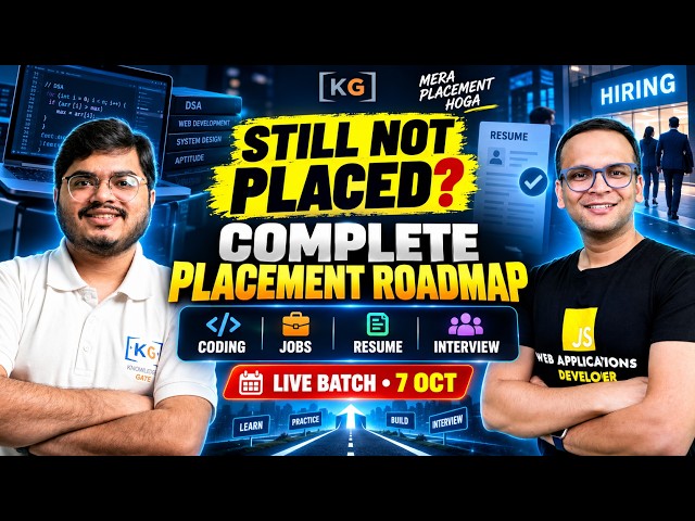 IT Jobs for Freshers 2026–27 | Complete Placement Preparation Roadmap