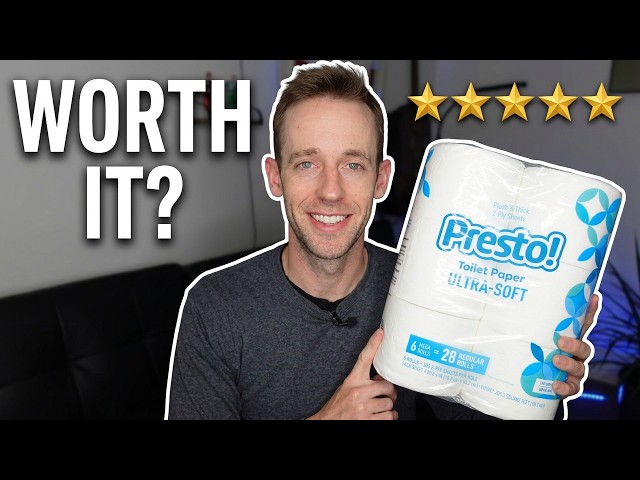 BEFORE YOU BUY the Amazon Brand - Presto! 2-Ply Ultra-Soft Toilet Paper - WATCH THIS!