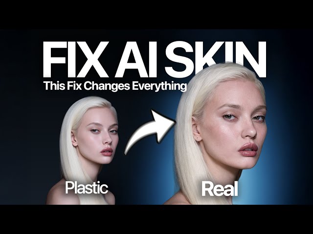 Fix AI Plastic Skin INSTANTLY (Billboard-Ready Portraits)
