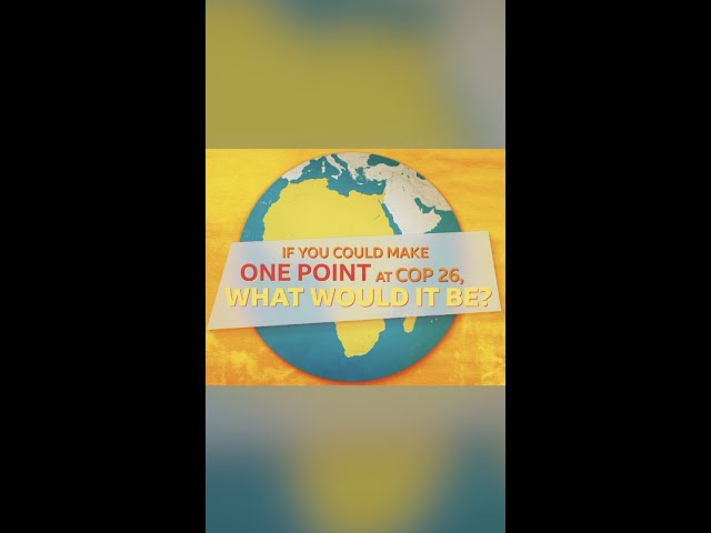 COP26:  Three young people call on leaders to act - BBC What's New #Shorts
