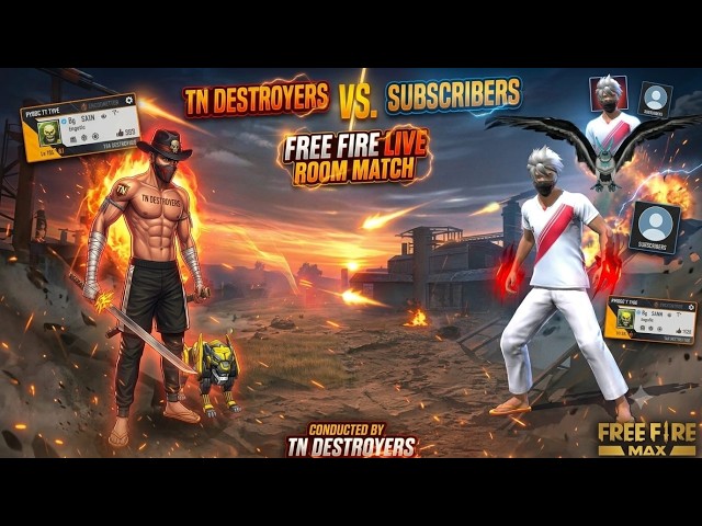 free fire  live room & custom match ,fun with subscribers,tamil# tamil#trending#viral#tamil#ff#gift