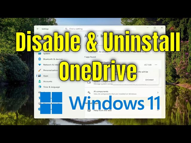 How to Disable & Uninstall OneDrive on Windows 11 [Guide]