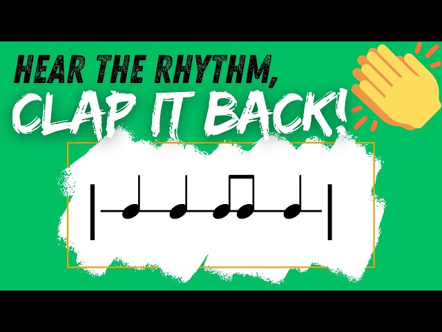 Pop Rhythm Clap Along - 3 Levels Of Rhythm Practice For Beginners and Students
