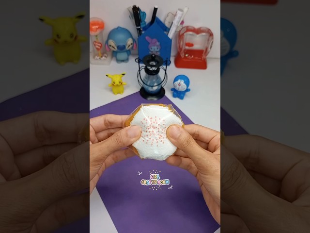 Bun Squishy 😱 #shorts #craft #satisfying #trending #youtubeshorts #trendingshorts #viral #funny