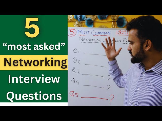 5 Networking Interview Questions You MUST Know (2026)