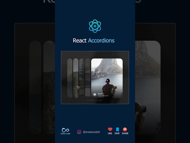 React Accordions #reactjs #javascript #css #webdev