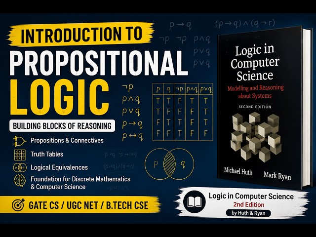 1) Introduction to Propositional Logic -[Logic in Computer Science 2nd ed.  by  Huth &  Ryan]