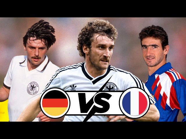 In Cantona's debut, Rudi Völler scores twice | West Germany 2–1 France (1987)