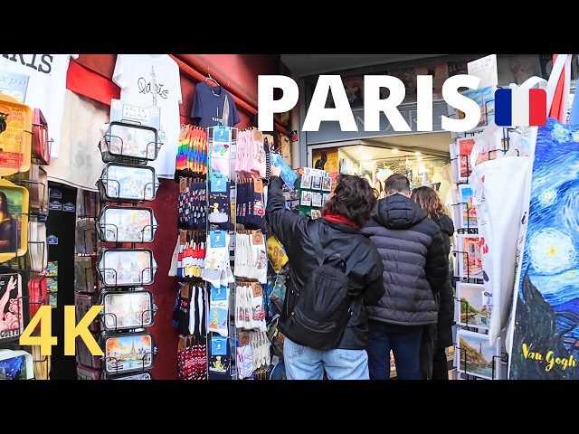 Paris, France - Paris Souvenir Shopping: 4th District near Notre-Dame de Paris