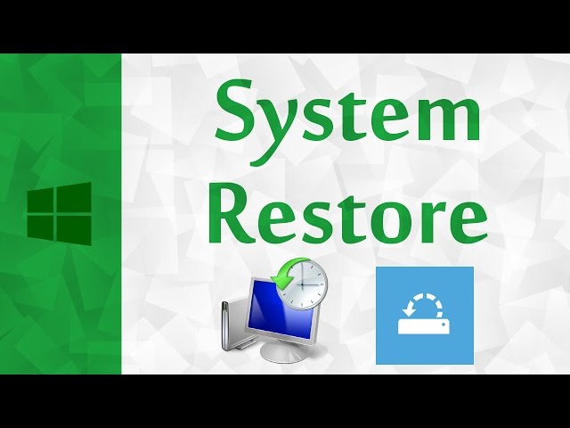 [Windows] System Restore Windows 10 | How To Turn On, Configure, Create & Run a System Restore Point