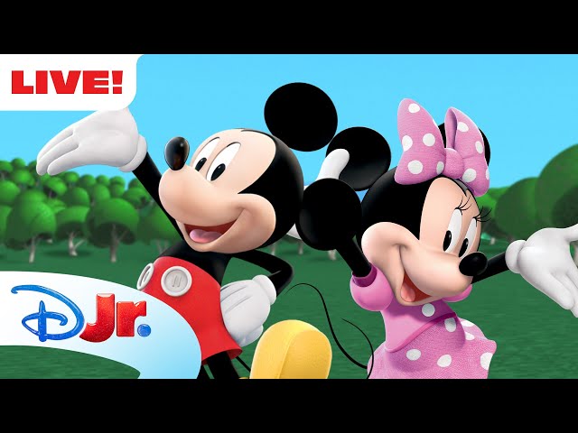 🔴 LIVE! 24 HOURS Mickey Mouse Full Episodes & Shorts | Clubhouse, Me & Mickey & MORE! |@disneyjr