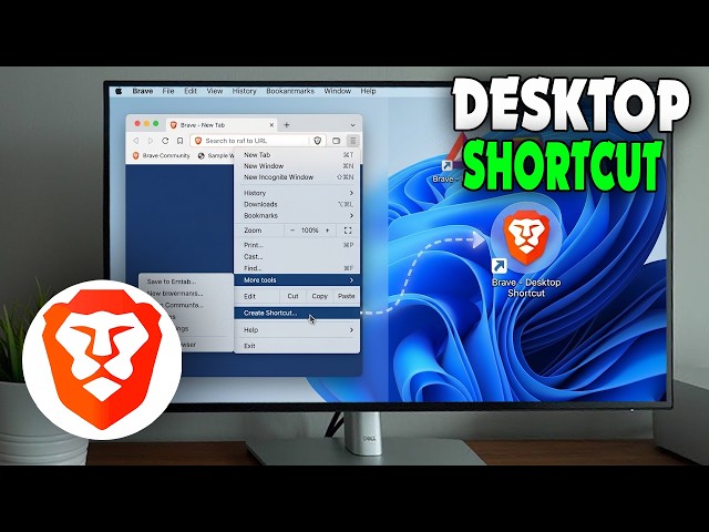 How To Create Desktop Shortcut In Brave Browser - Full Guide