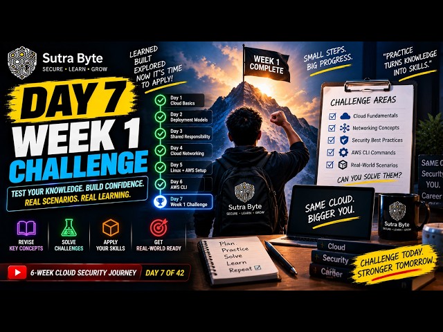 🚨 DAY 7: WEEK 1 CLOUD SECURITY CHALLENGE | Can You Secure AWS? ☁️🔐