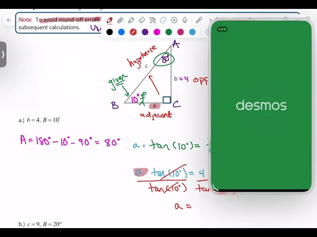 Find Missing Side Length in Right Triangle