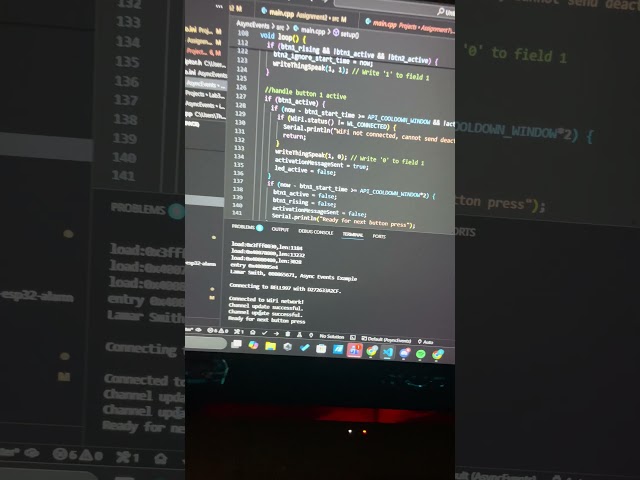IoT Button Interrupts