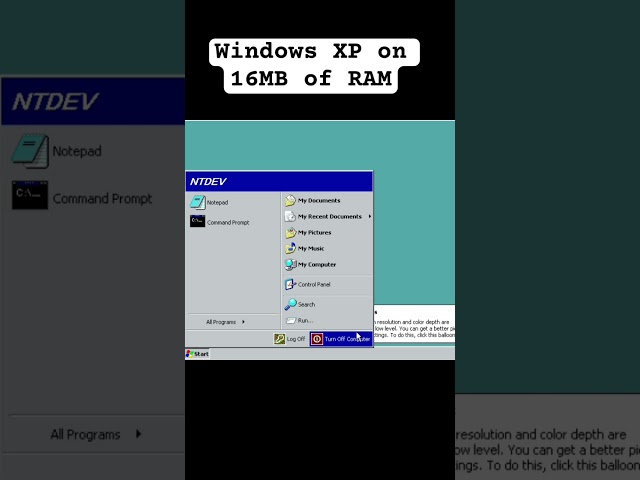 Windows XP on 16MB RAM (Don't Try This) 🚫