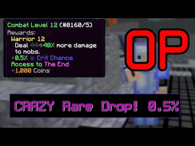 THE *BEST* WAY TO LEVEL UP COMBAT! (Hypixel Skyblock IRONMAN) [3]