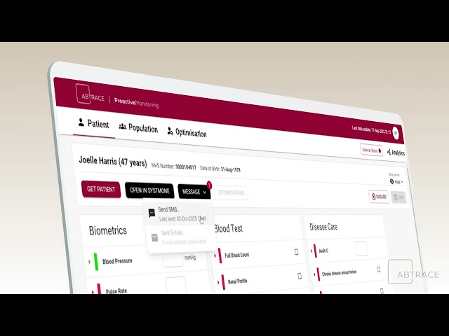 Abtrace | Proactive Monitoring for Smarter Primary Care