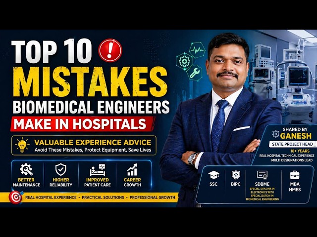 👉 Top 10 Mistakes Biomedical Engineers Must Avoid in Hospitals | Real Experience Guide