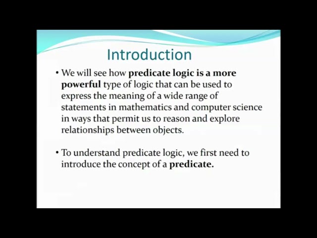 Discrete Structures - Chapter 1.4 Predicates and Quantifiers - Part 1