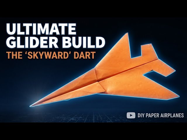 How to Make the Ultimate 'Skyward' Paper Airplane That Flies Forever! ✈️ 