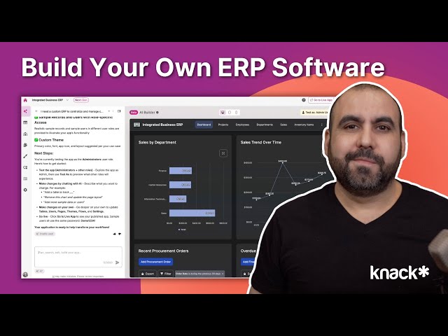 Build Custom ERP Software with AI
