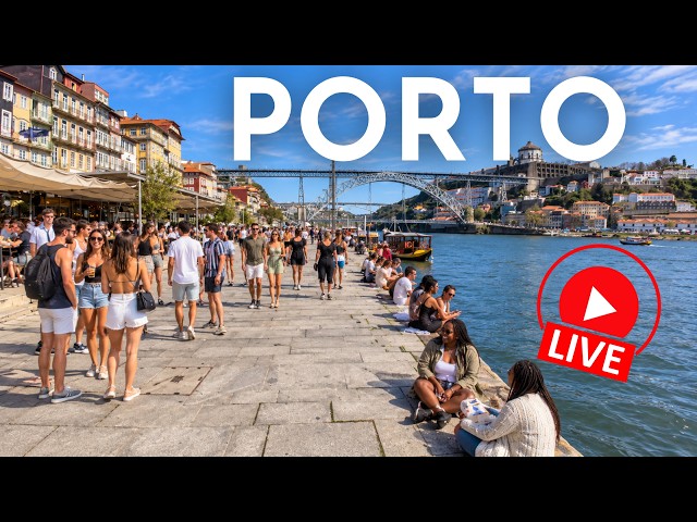 🔴 PORTO LIVE 🇵🇹 This Is Real Porto | Historic Streets, Clérigos & Douro River Walk