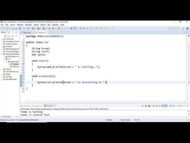 Introduction to Classes & Objects in Java | Complete Beginner Guide | Java Tutorial - 1