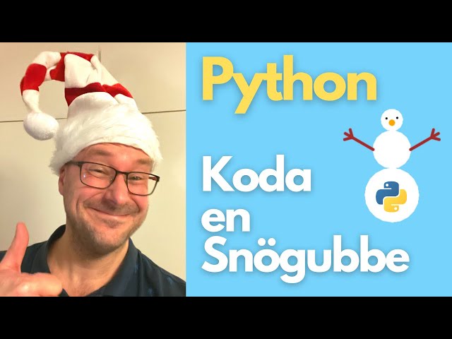 Python - Koda en snögubbe
