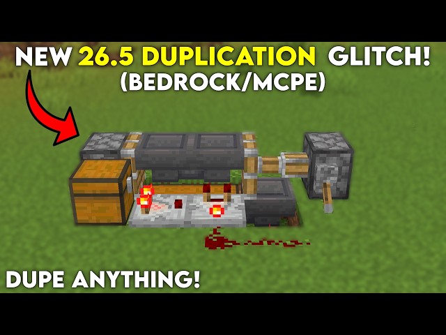 NEW EASY DUPLICATION GLITCH Minecraft Bedrock 26.51