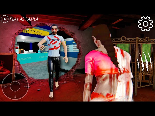 PLAYING AS KAMLA IN RAILWAY CHAI WALA  || KAMLA VS SCARY CUSTOMERS 
