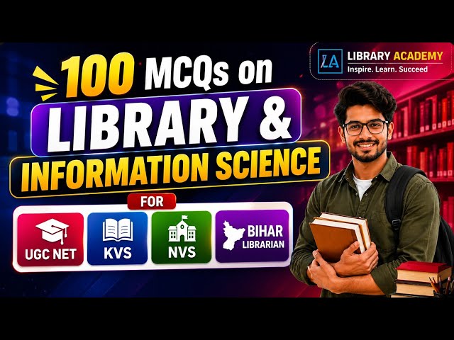 🔥 Library Science MCQs | Top 50 Most Expected Questions for KVS, JKSSB, DSSSB, Librarian Exams