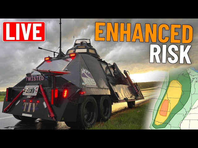 LIVE TORNADO INTERCEPT IN TIV 2 | Tornado Threat in Kansas