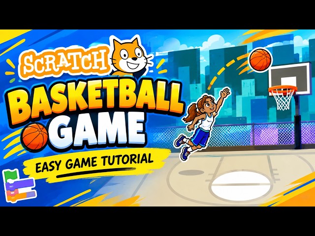 How to Make a Basketball Game in Scratch 🏀 | Scratch Game Tutorial for Beginners