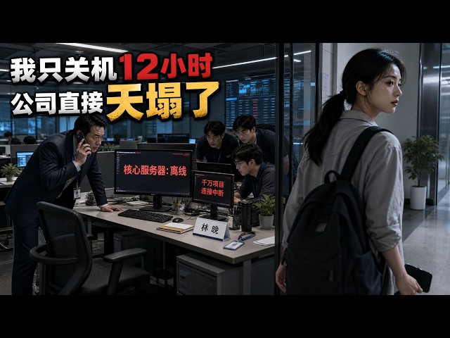 Multi |💥团建又把我一个人丢下，我索性关机12小时！核心服务器一崩、千万项目断线，公司这才发现平时一直是谁在兜底！#短劇 #逆襲 #drama #面馆商战 #男頻