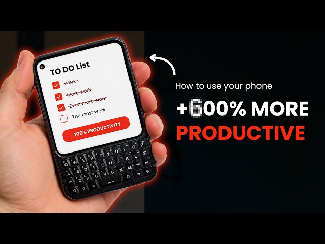 How I use my Android phone to stay PRODUCTIVE!