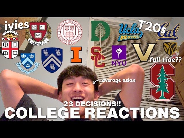 *insane results* COLLEGE DECISION REACTIONS 2026 (ivies, t20s, UCs, + more!)
