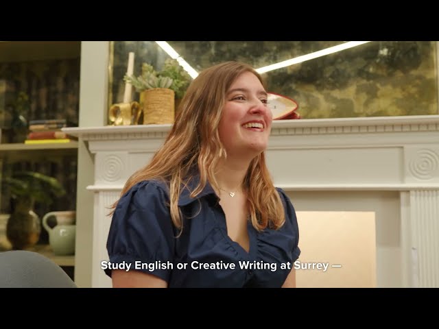 Find Your Place and People Studying English Literature and Creative Writing | University of Surrey