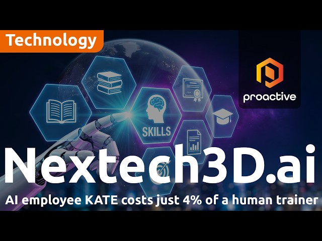 Nextech3D.ai launches AI training platform KATE, expands enterprise AI strategy