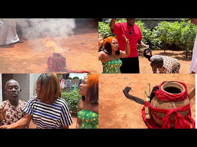 Evil sister who disappeared immediately after been exposed by Prophet miracle for holding her