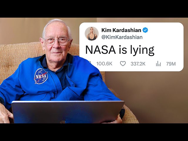 Real Moon Astronaut Reacts to Moon Landing Deniers