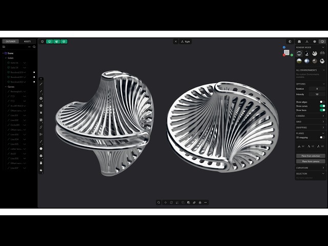 Plasticity 3D Tutorial: Modeling a Complex Parametric Spiral Shape